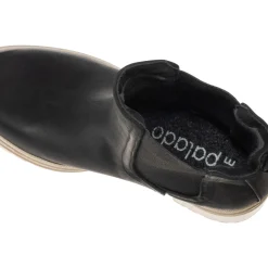 Palado Thasos 018-1401, Chelsea Boots, Damen, Schwarz/Cream