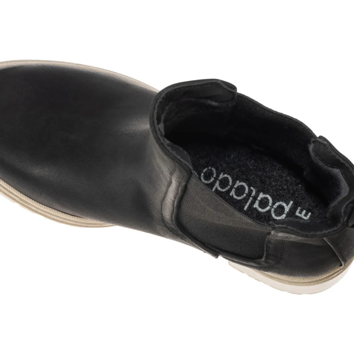 Palado Thasos 018-1401, Chelsea Boots, Damen, Schwarz/Cream