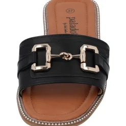 Palado Thebas by Sila Sahin, Pantoletten, Damen, Schwarz