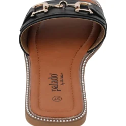 Palado Thebas by Sila Sahin, Pantoletten, Damen, Schwarz