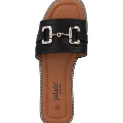 Palado Thebas by Sila Sahin, Pantoletten, Damen, Schwarz