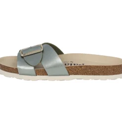 Palado Tinos BEGS by Sila Sahin, Pantoletten, Damen, Olive Metallic
