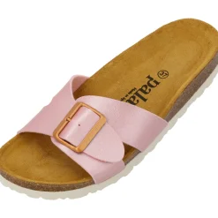 Palado Tinos, Pantoletten, Damen, Rosa Metallic