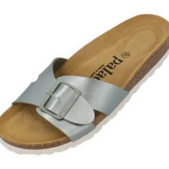 Palado Tinos, Pantoletten, Damen, Olive Metallic