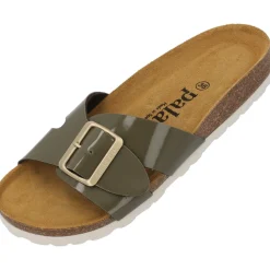 Palado Tinos, Pantoletten, Damen, Khaki Lack