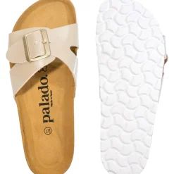 Palado Tinos, Pantoletten, Damen, Beige Lack