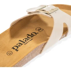 Palado Tinos, Pantoletten, Damen, Beige Lack