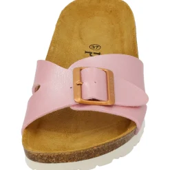 Palado Tinos, Pantoletten, Damen, Rosa Metallic