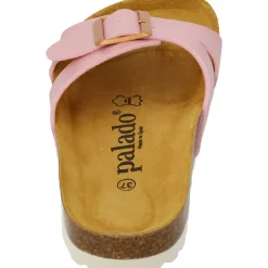 Palado Tinos, Pantoletten, Damen, Rosa Metallic