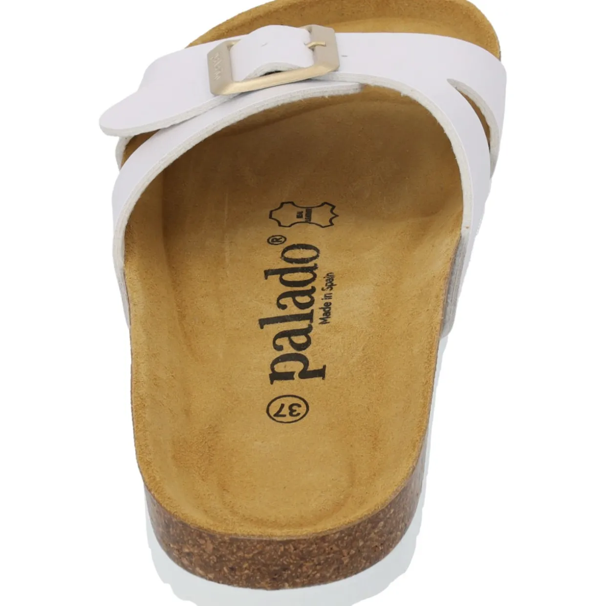 Palado Tinos, Pantoletten, Damen, Weiß Metallic