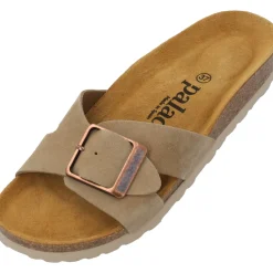 Palado Tinos Premium Leather, Pantoletten, Damen, Beige