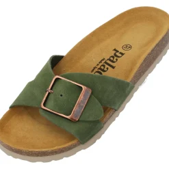 Palado Tinos Premium Leather, Pantoletten, Damen, Khaki