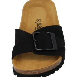 Palado Tinos Premium Leather, Pantoletten, Damen, Schwarz