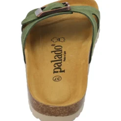 Palado Tinos Premium Leather, Pantoletten, Damen, Khaki