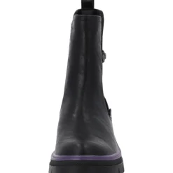 Palado Trinda by Sila Sahin, Chelsea Boots, Damen, Schwarz/Lila