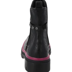 Palado Trinda by Sila Sahin, Chelsea Boots, Damen, Schwarz/Pink