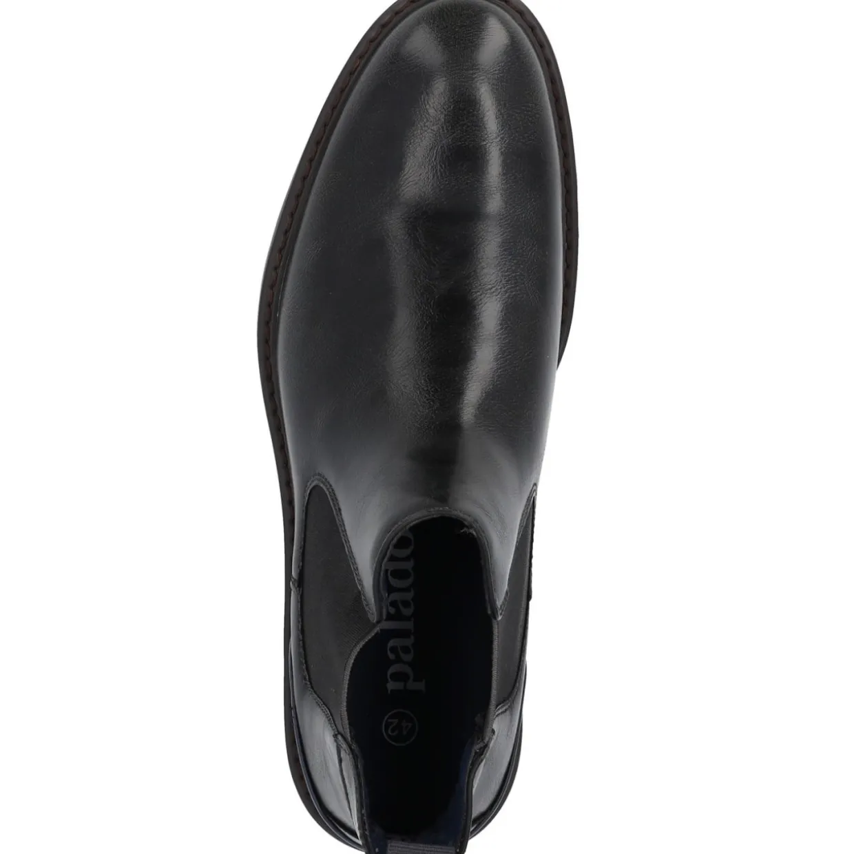 Palado Trisdan, Chelsea Boots, Herren, Schwarz Shiny