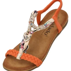 Palado Ubah by Sila Sahin, Komfort-Sandalen, Damen, Orange
