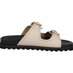 Palado Ubud, Plateau-Pantoletten, Damen, Beige