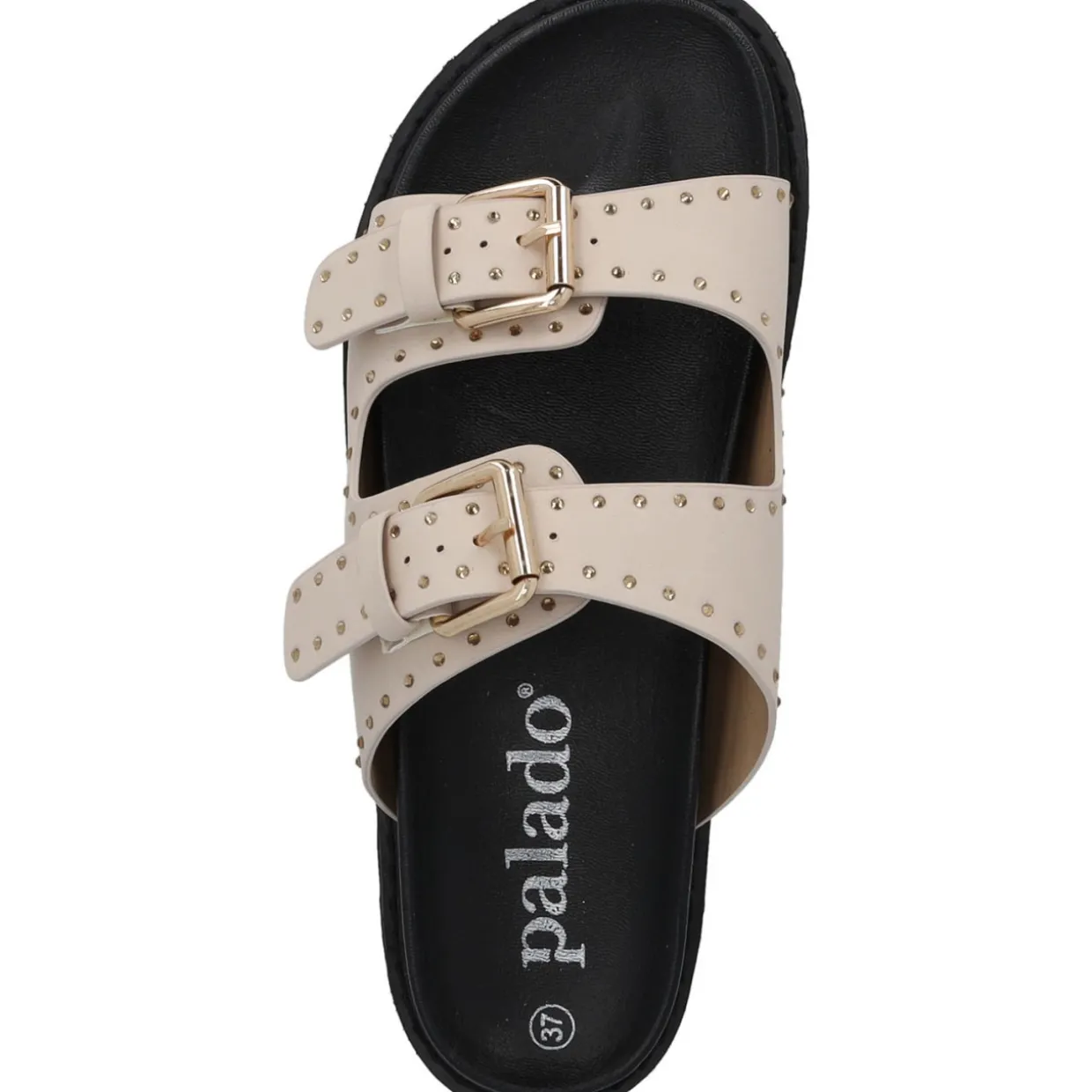 Palado Ubud, Plateau-Pantoletten, Damen, Beige