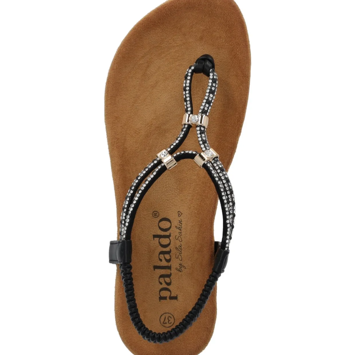 Palado Ugnu by Sila Sahin, Komfort-Sandalen, Damen, Schwarz