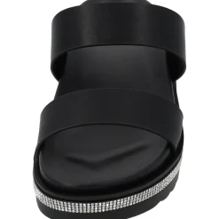 Palado Ulie by Sila Sahin, Plateau-Pantoletten, Damen, Schwarz