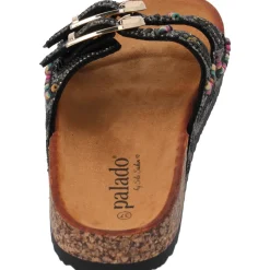 Palado Ullak by Sila Sahin, Plateau-Pantoletten, Damen, Schwarz