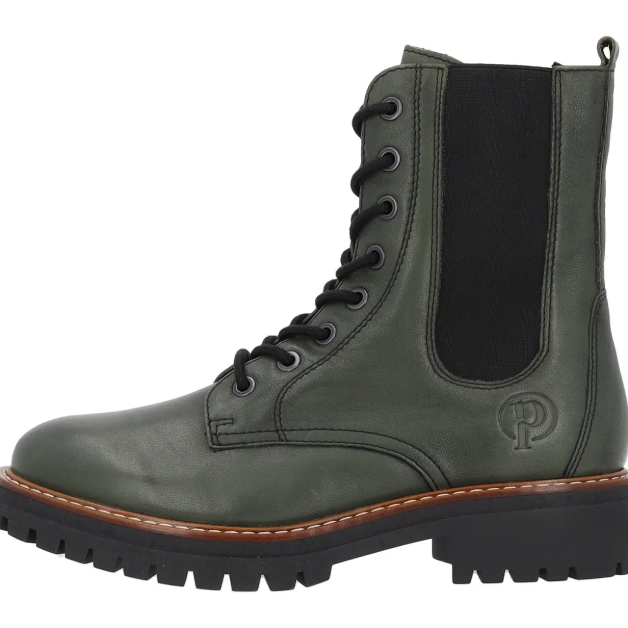 Palado Unije, Schnürstiefeletten, Damen, Grün