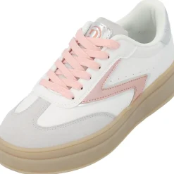 Palado Valcis, Sneakers Low, Damen, Weiß/Rose