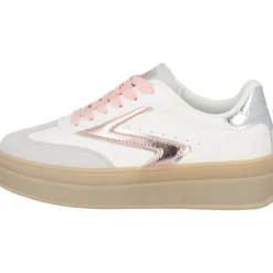 Palado Valcis, Sneakers Low, Damen, Weiß/Rose