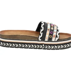 Palado Vaphine by Sila Sahin, Plateau-Pantoletten, Damen, Schwarz