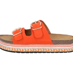 Palado Veast by Sila Sahin, Plateau-Pantoletten, Damen, Orange