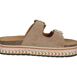 Palado Veast by Sila Sahin, Plateau-Pantoletten, Damen, Beige