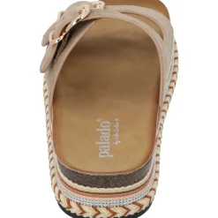 Palado Veast by Sila Sahin, Plateau-Pantoletten, Damen, Beige
