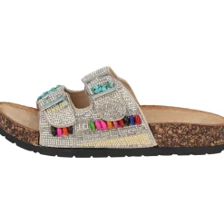 Palado Viha by Sila Sahin, Plateau-Pantoletten, Damen, Beige