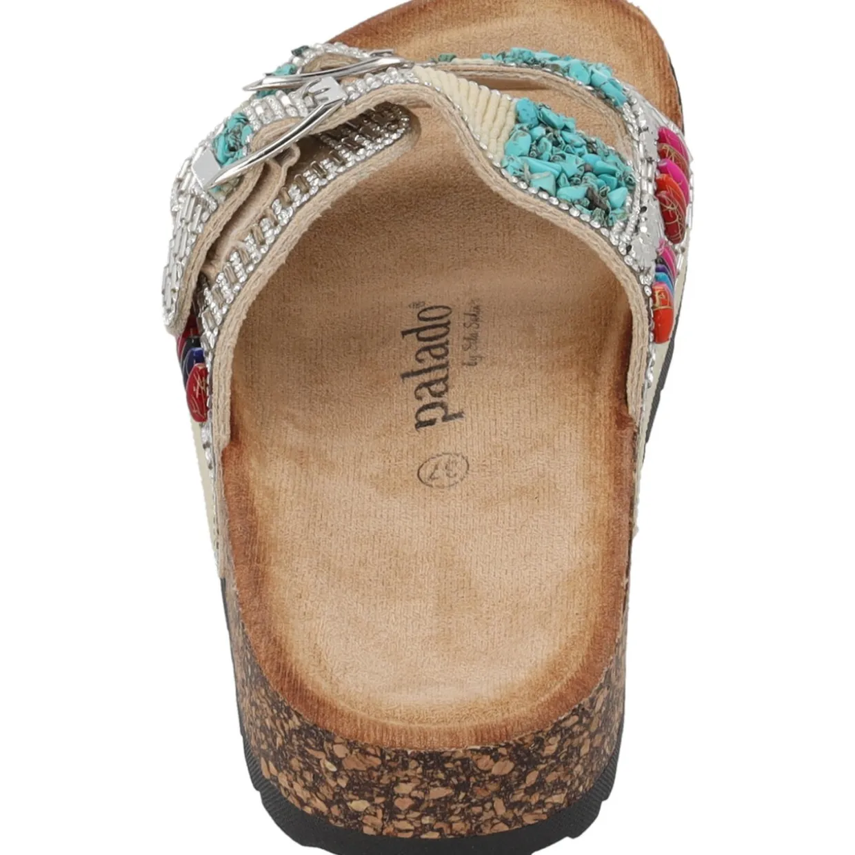 Palado Viha by Sila Sahin, Plateau-Pantoletten, Damen, Beige