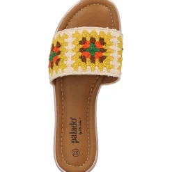 Palado Xami by Sila Sahin, Pantoletten, Damen, Gelb