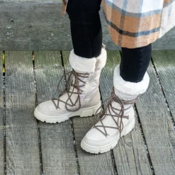 Palado Yeronisos, Winterstiefel, Damen, Beige