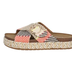 Palado Zurlo by Sila Sahin, Plateau-Pantoletten, Damen, Beige