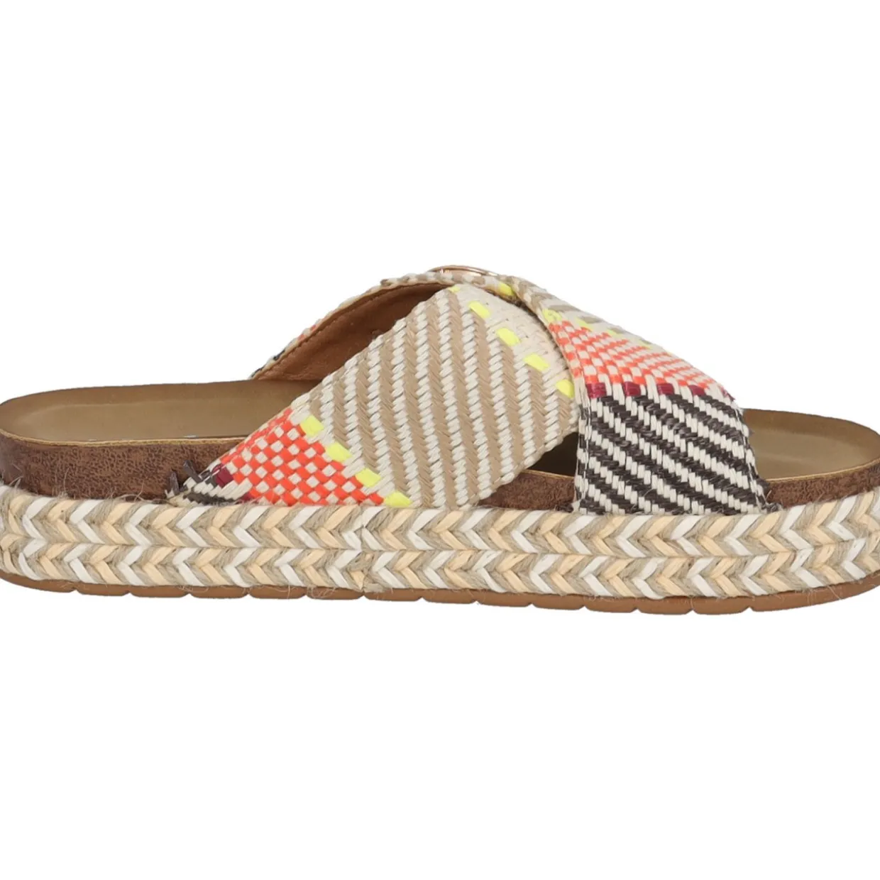 Palado Zurlo by Sila Sahin, Plateau-Pantoletten, Damen, Beige