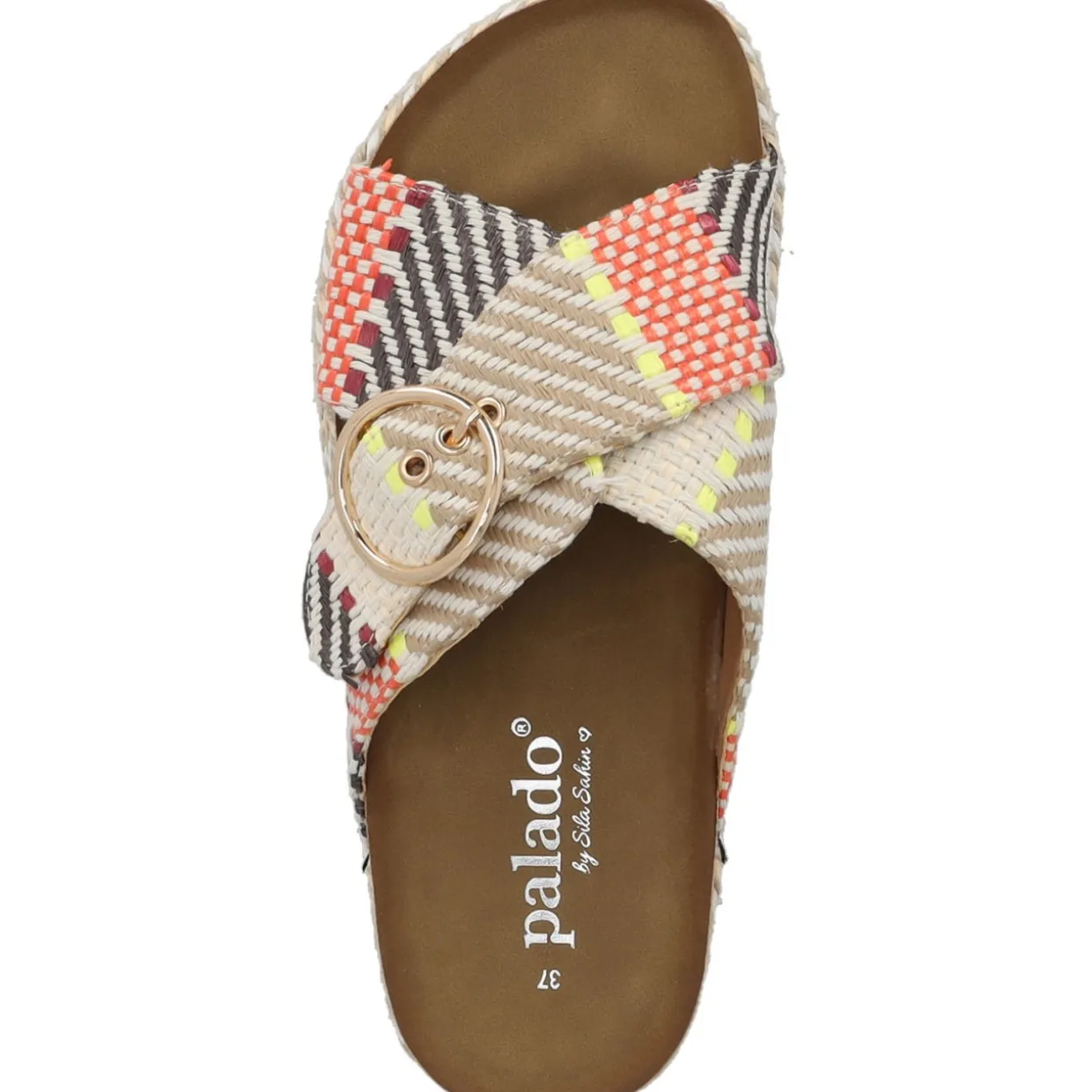 Palado Zurlo by Sila Sahin, Plateau-Pantoletten, Damen, Beige