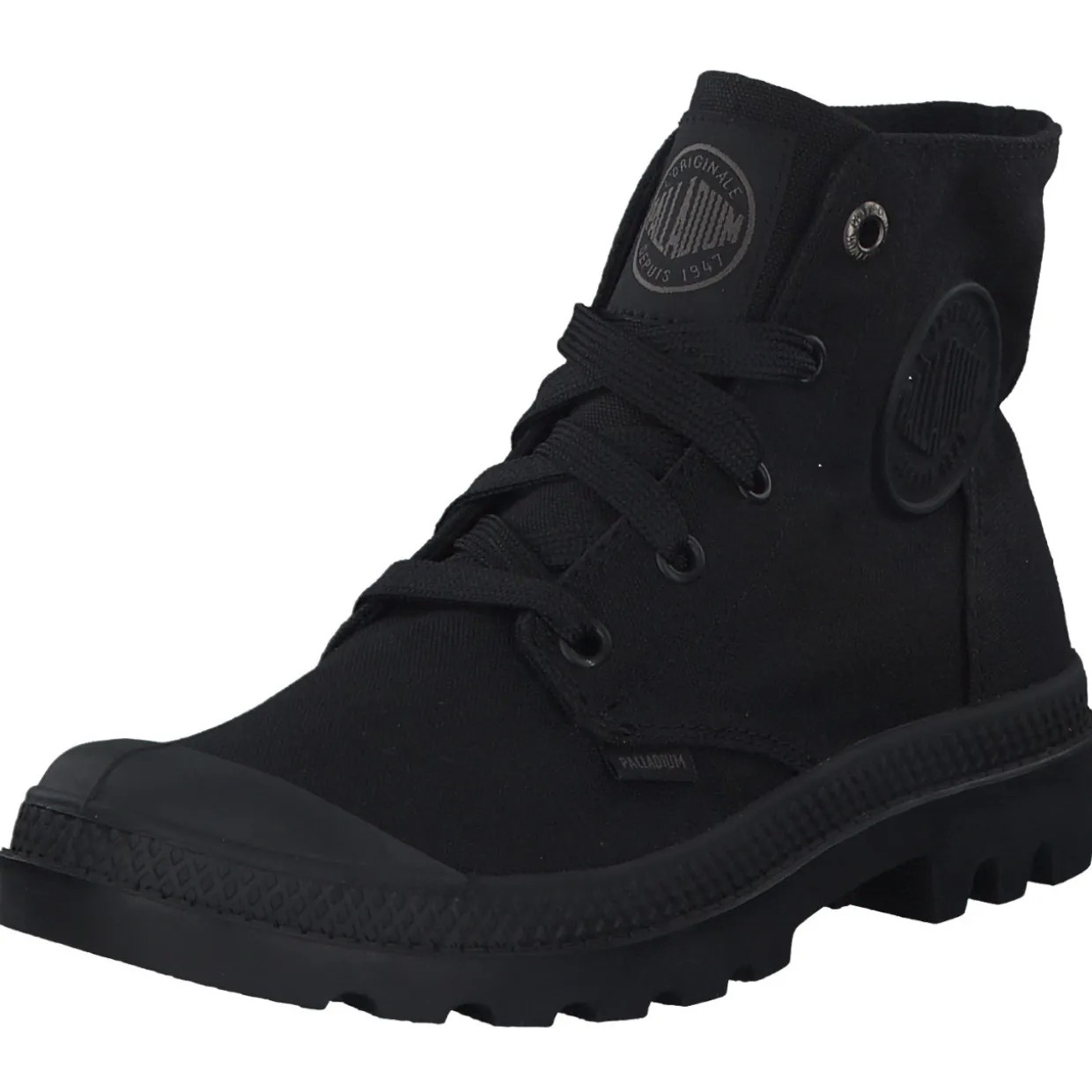 Palladium 73089, Schnürstiefeletten, BLACK