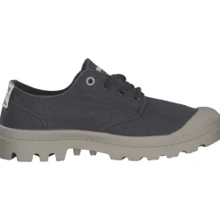 Palladium 76643, Sneakers Low, Damen, Grau (Asphalt)