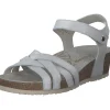 Panama Jack Chia B, Keilsandaletten, Damen, Weiß (Blanco