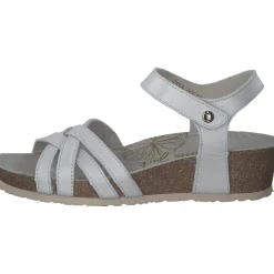 Panama Jack Chia B, Keilsandaletten, Damen, Weiß (Blanco