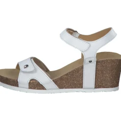 Panama Jack Julia Basics B, Keilsandaletten, Damen, blanco/white