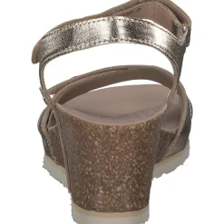 Panama Jack Julia Shine B, Keilsandaletten, Damen, oro gold