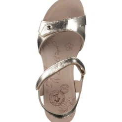 Panama Jack Julia Shine B, Keilsandaletten, Damen, oro gold