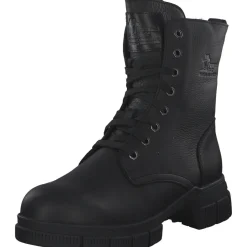 Panama Jack Ninfa Igloo B, Schnürstiefel, Damen, Schwarz