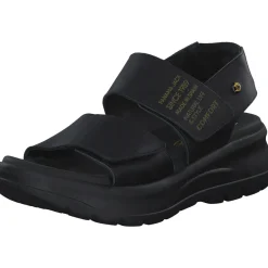 Panama Jack Noah B, Keilsandaletten, Damen, Schwarz